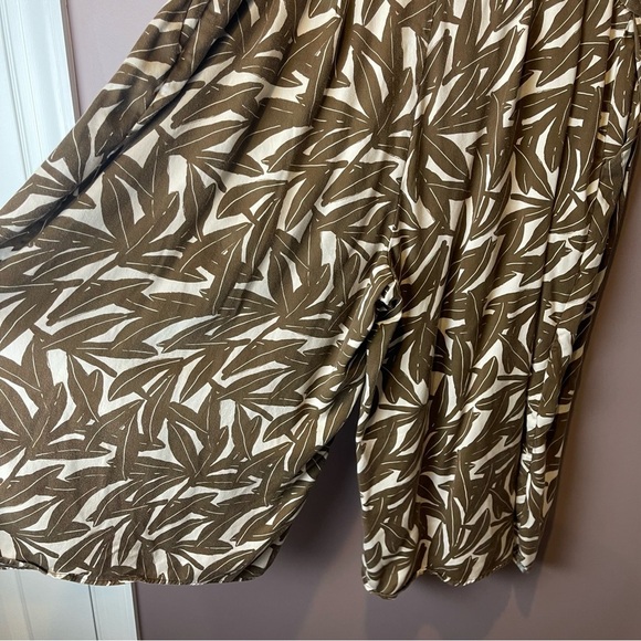 WHIT TWO Linen Cropped Wide-Leg Pants 16W - Picture 5 of 13